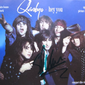 Spike Hand Signed Quireboys Hey You CD Single