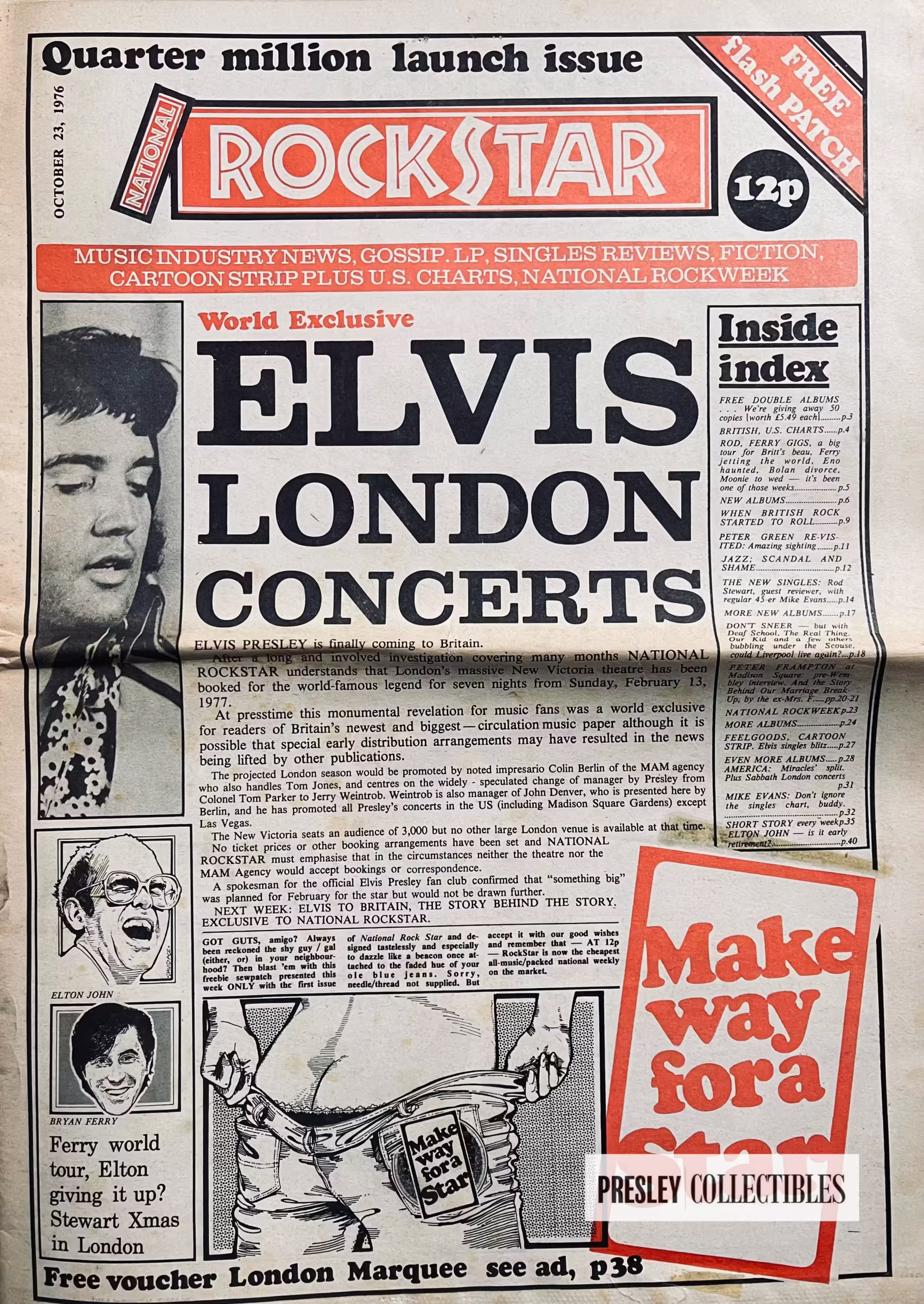 National Rockstar Newspaper 1st Edition