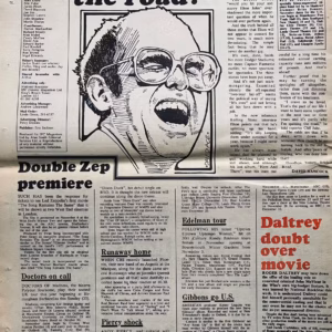 National Rockstar Newspaper 1st Edition