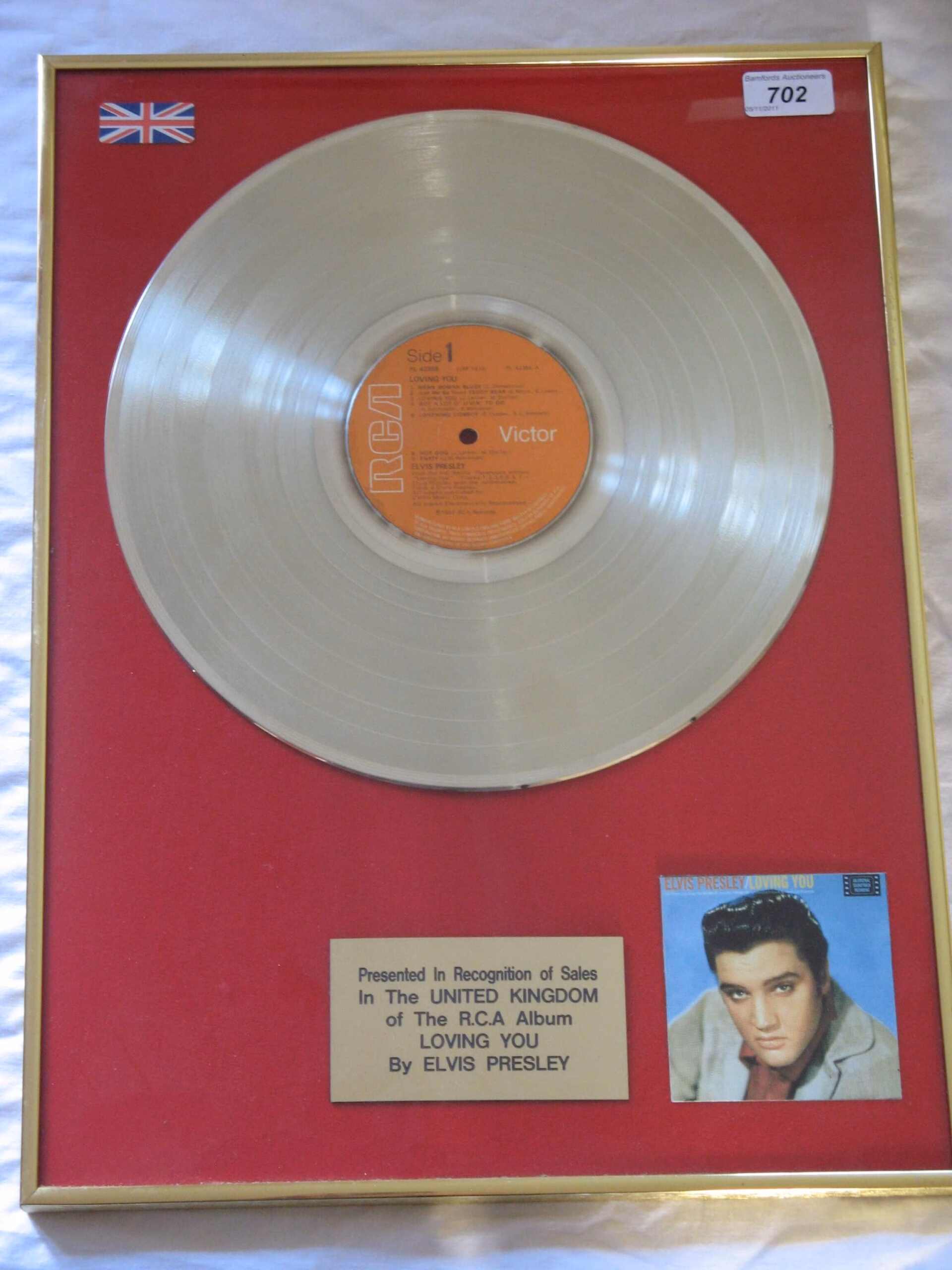 Elvis Presley Loving You Platinum