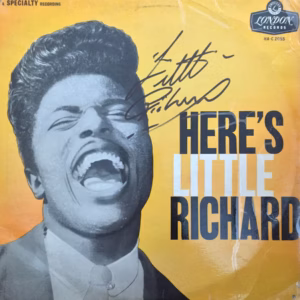 Little Richard Hand Signed Here's Little Richard LP