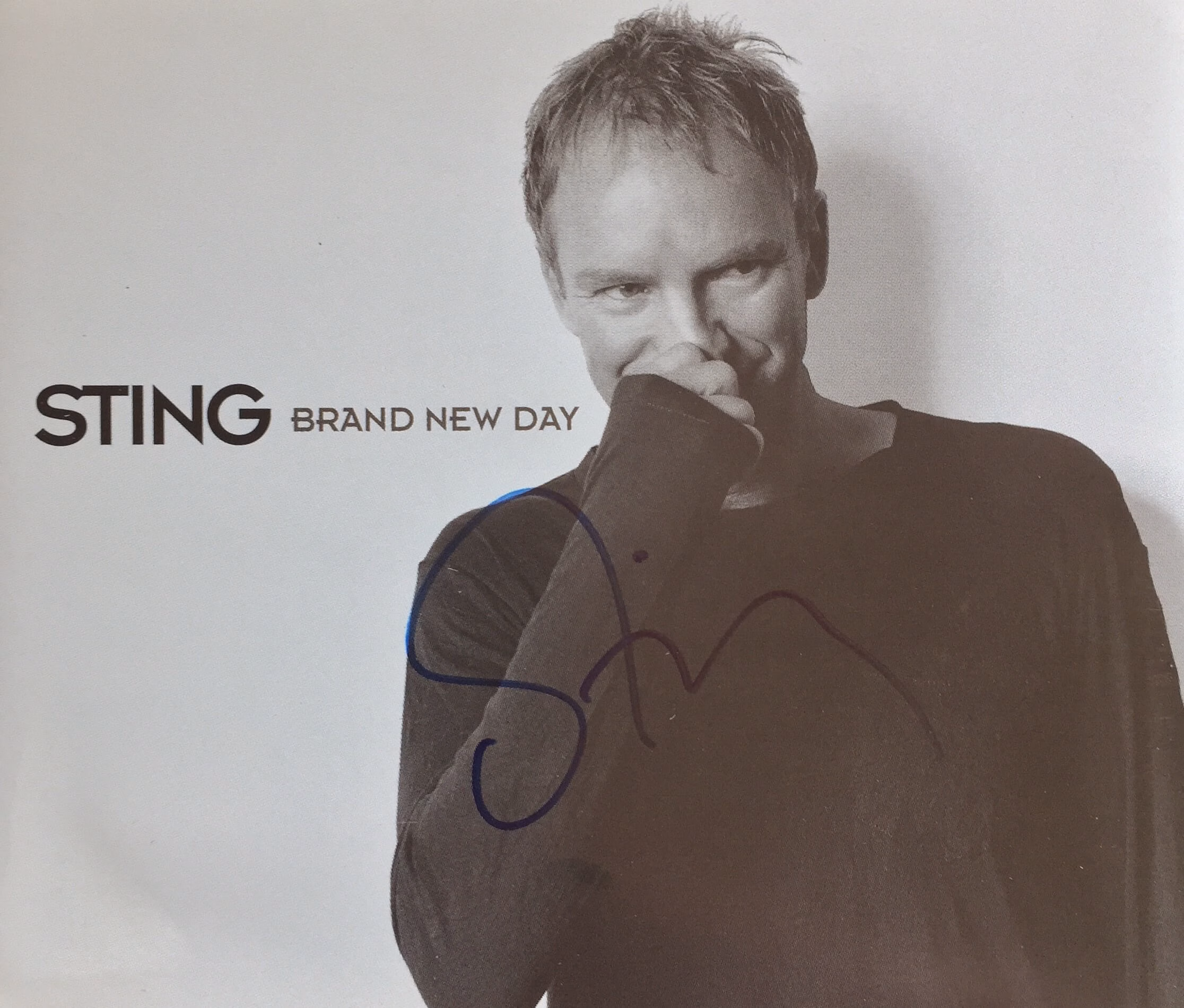Sting Hand Signed Brand New Day CD Single