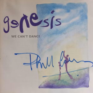 Phil Collins Hand Signed We Can't Dance CD