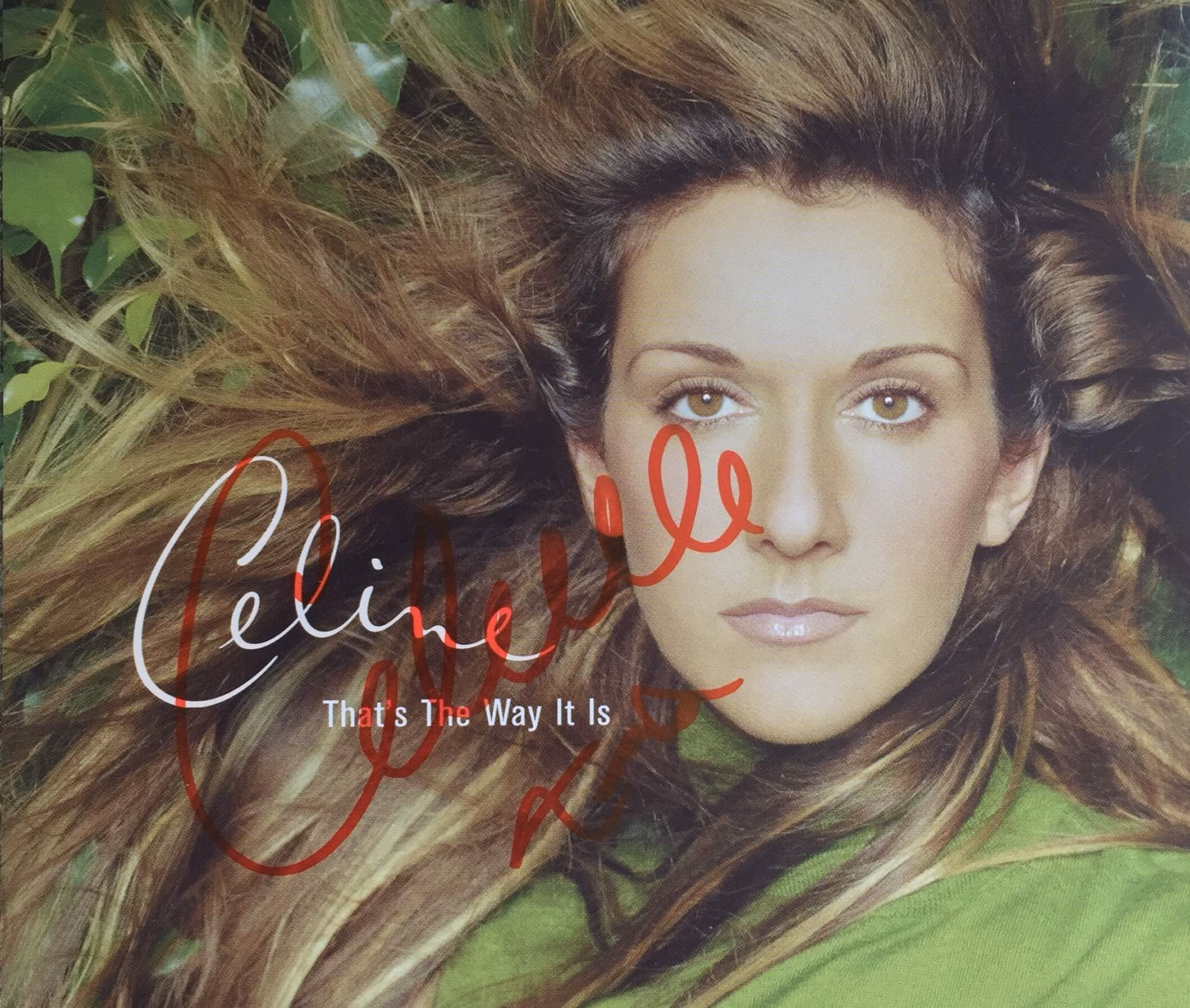 Celine Dion Hand Signed That's The Way It Is CD Single