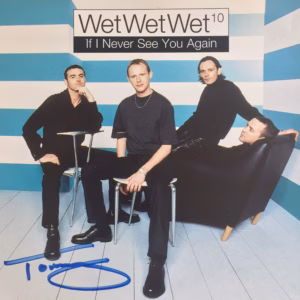 Tommy Cunningham Hand Signed If I Never See You Again CD Single