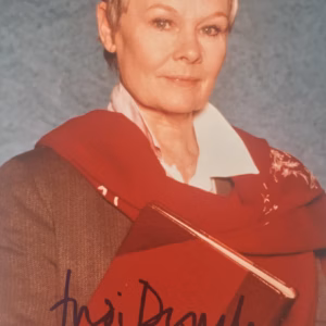 Judi Dench Hand Signed 7x5 Photo