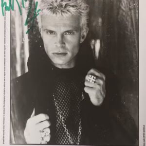 Billy Idol Hand Signed 8x10 Photo