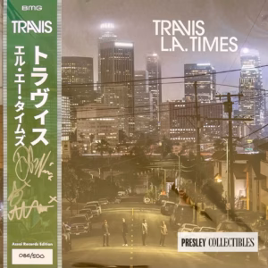 Travis L A Times Signed LP
