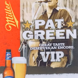Pat Green VIP Pass