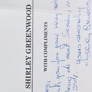 Shirley Greenwood Autograph