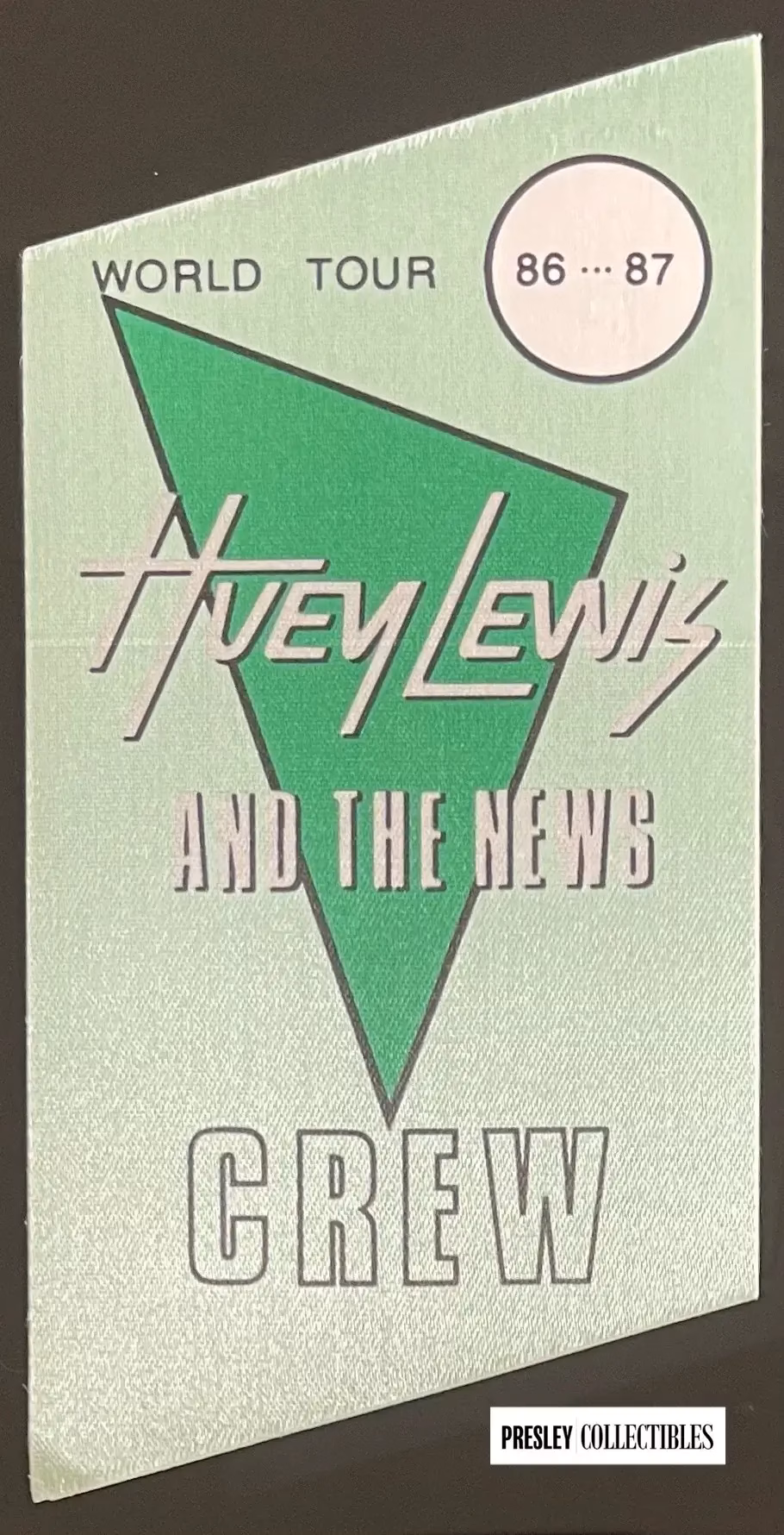 Huey Lewis and The News Tour Pass Blank - Image 2