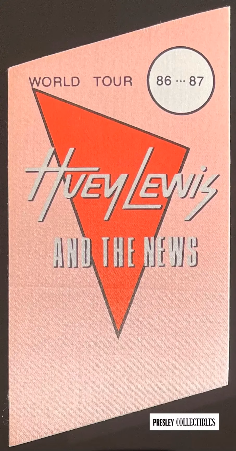 Huey Lewis and The News Tour Pass Blank