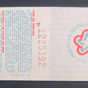 Vintage Led Zeppelin Concert Ticket