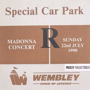 Madonna Blonde Ambition Pass