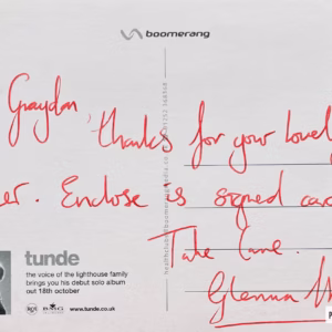 Glenna Morrison Autograph
