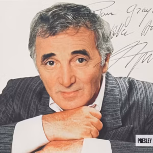Charles Aznavour Autograph