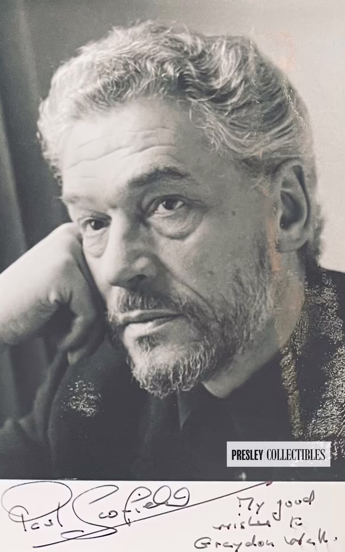 Paul Scofield Autograph