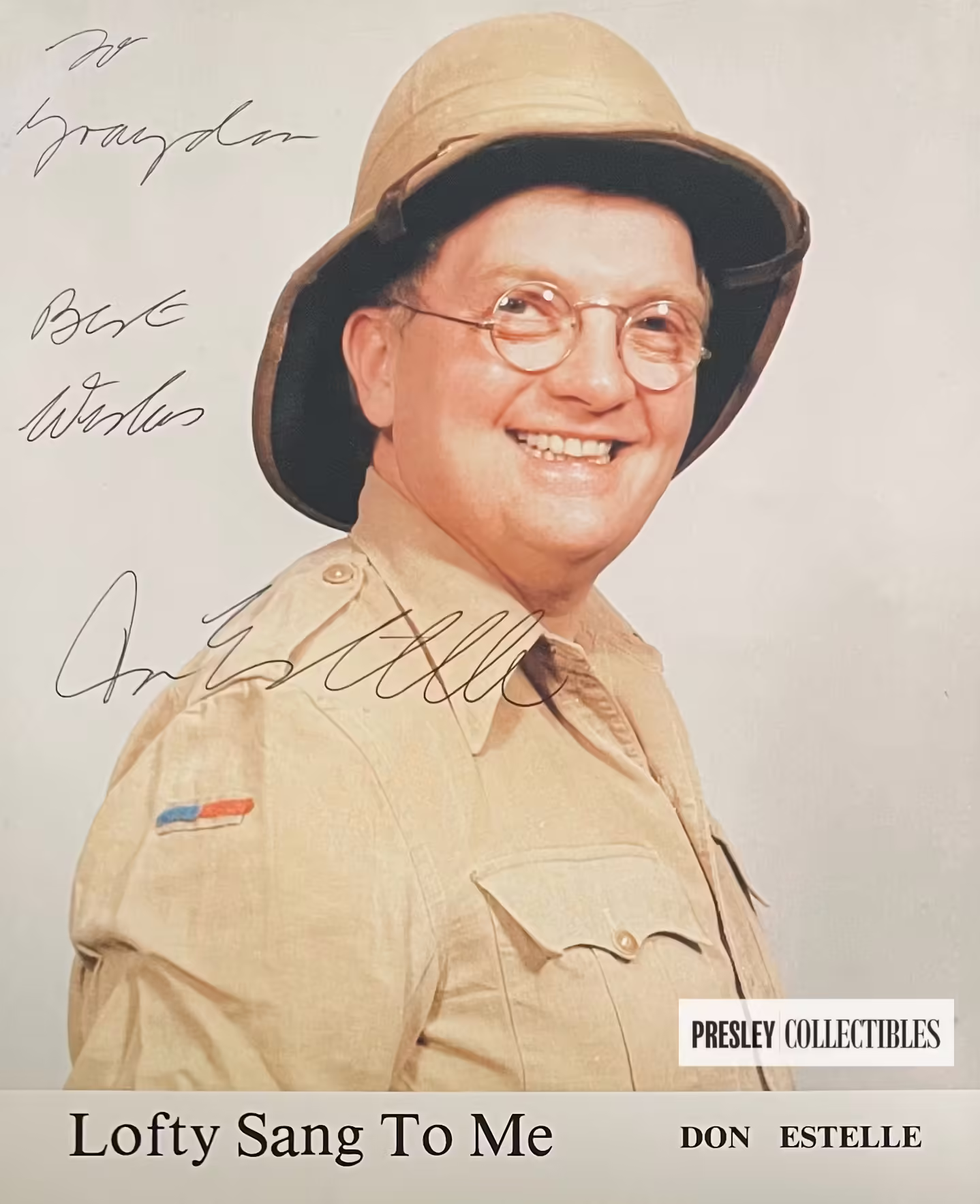 Don Estelle Autograph