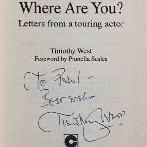 Timothy West Autograph