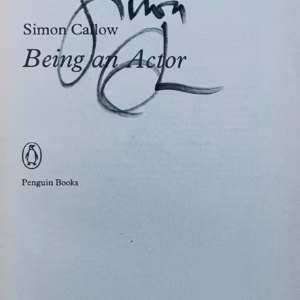 Simon Callow Signed Paperback Book