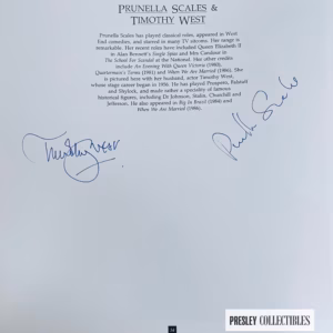 Faces of British Theatre Signed