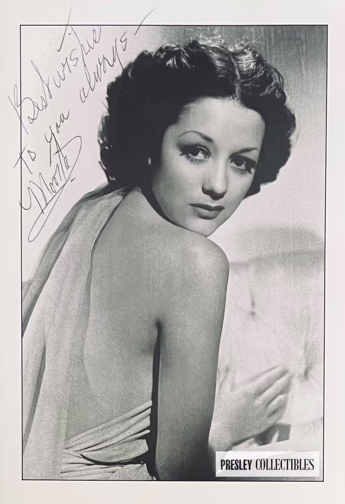 Movita Castaneda Autograph