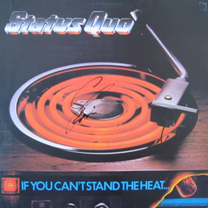 Status Quo: "Francis Rossi Signed "If You Can't Stand The Heat"" LP