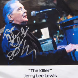 Jerry Lee Lewis Hand Signed 11x8.5 Colour Promo Photo