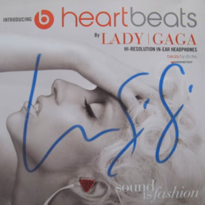 Lady Gaga Hand Signed Heartbeats by Lady GaGa CD Single
