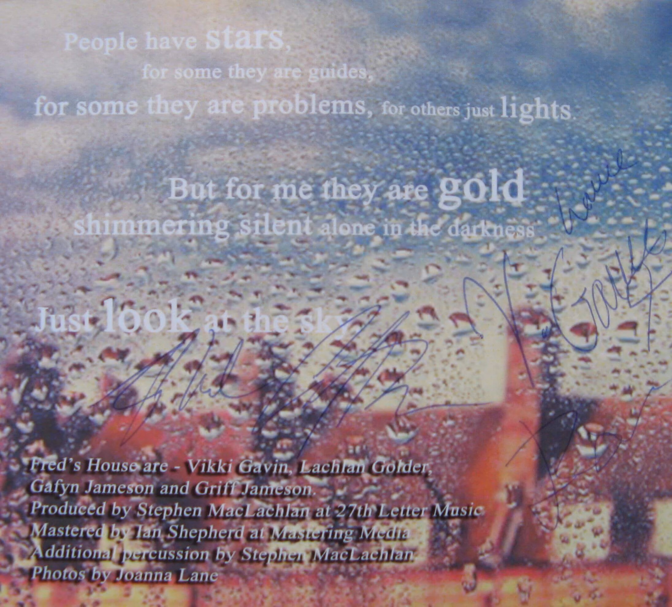 Fred's House: "Looking Glass" CD