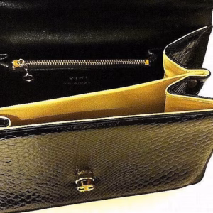 Marilyn Monroe Owned and Used Black Vinyl Handbag