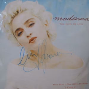 Madonna: Hand Signed "The Look Of Love" 12 Inch Single
