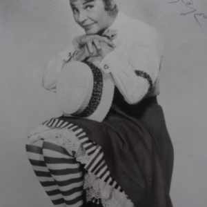 Martha Raye: Hand Signed Black and White Promo Photo