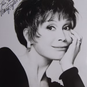 Mary Tyler Moore Hand Signed Black and White Promo Photo