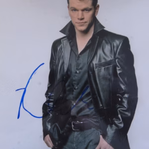 Matt Damon: Hand Signed 10x8 Colour Promo Photo