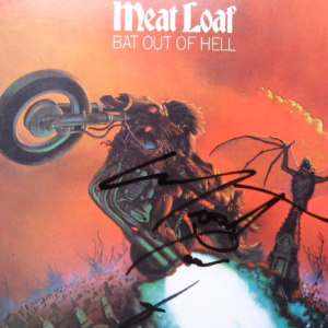 Meat Loaf Signed Bat Out Of Hell CD Single