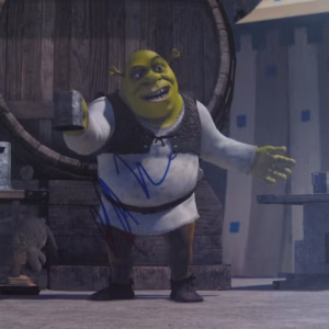 Mike Myers: Hand Signed 10x8 "Shrek" Colour Promo Photo