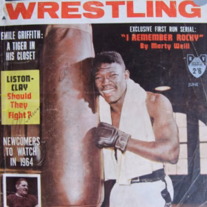 Muhammad Ali: Hand Signed "Boxing and Wrestling" Magazine June 1963