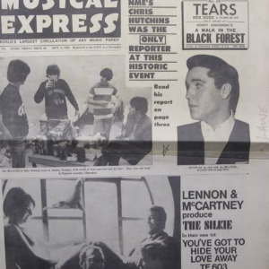New Musical Express: "When Elvis Met The Beatles" September 3 1965