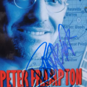 Peter Frampton: Hand Signed 7x5 Colour Promo Photo