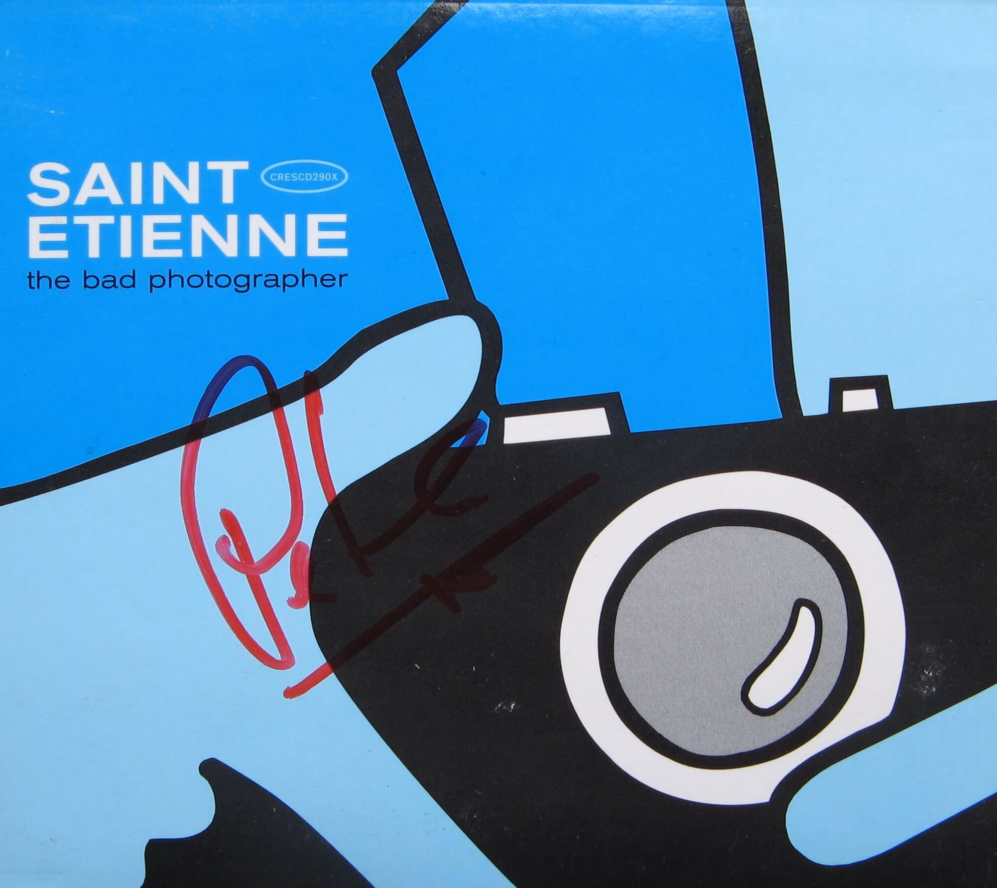 Saint Etienne: Pete Wiggs Hand Signed "The Bad Photographer" CD Single