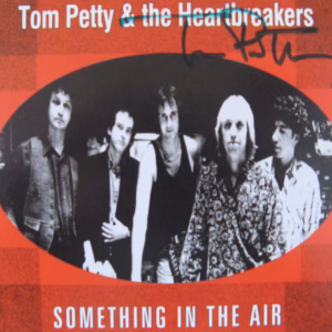 Tom Petty Hand Signed Something In The Air CD Single
