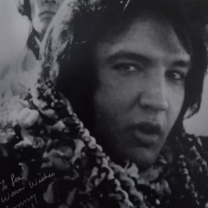 Sonny West: Hand Signed 8.5x11 Elvis Presley Photo