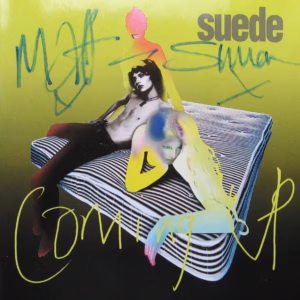 Suede: Mat Osman and Simon Gilbert Hand Signed "Coming Up" CD