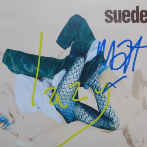 Suede: Mat Osman Signed "Lazy" CD Single - CD1
