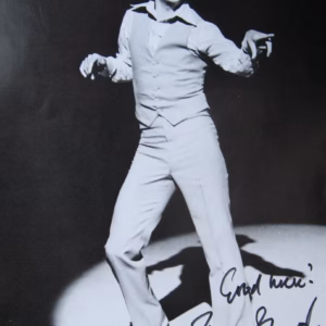 Tommy Steele: Hand Signed 10x8 Black and White Promo Photo