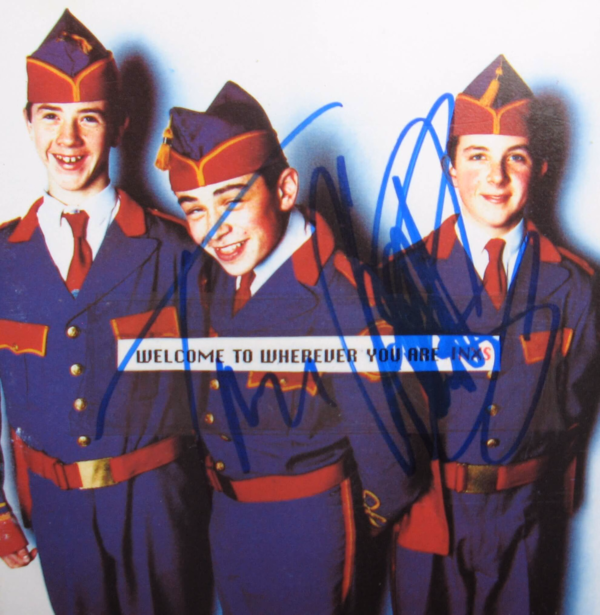 INXS: Tim Farriss Hand Signed "Welcome To Wherever You Are" CD