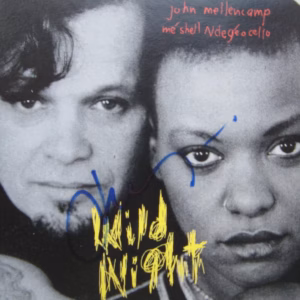 John Mellencamp Hand Signed Wild Night CD Single