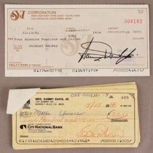Sammy Davis Jr Autograph