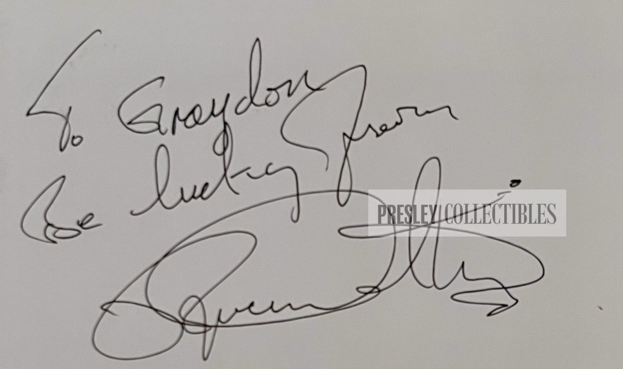 Roger Daltrey Autograph